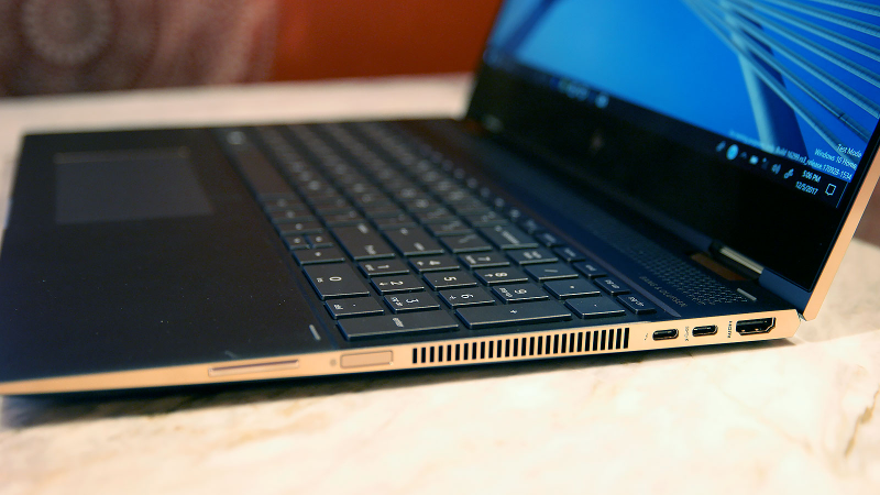 HP says the fingerprint should allow users to authenticate payments with a touch, similar to how Apple Pay works on current MacBooks.